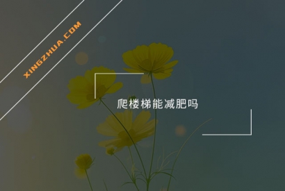 爬楼梯能减肥吗？