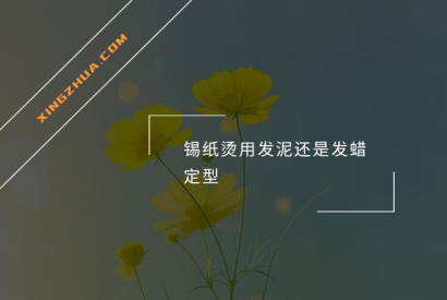 锡纸烫用发泥还是发蜡定型？