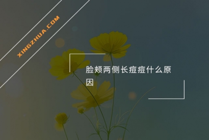 脸颊两侧长痘痘什么原因？