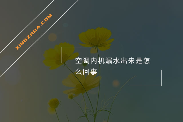 空调内机漏水出来是怎么回事？