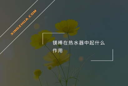 镁棒在热水器中起什么作用？