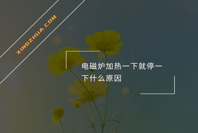 电磁炉加热一下就停一下什么原因？